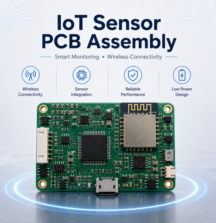 IoT Sensor PCB Assembly Services for Smart Monitoring and Wireless Devices
